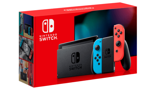 Nintendo Switch with Neon Blue & Neon Red Joy-Con (Video Game Console)