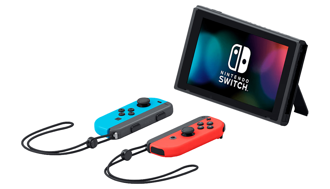 Buy Nintendo Switch with Neon Blue & Neon Red Joy-Con (Video Buy Nintendo Switch with Neon Blue & Neon Red Joy-Con (Video