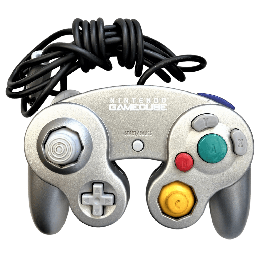 Nintendo GameCube Controller (Black or Silver) (USED)