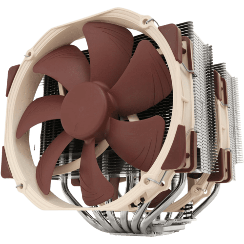 Noctua NH-D15 CPU Air Cooler with 2x NF-A15 PWM 140 mm Case Fans (Brown)