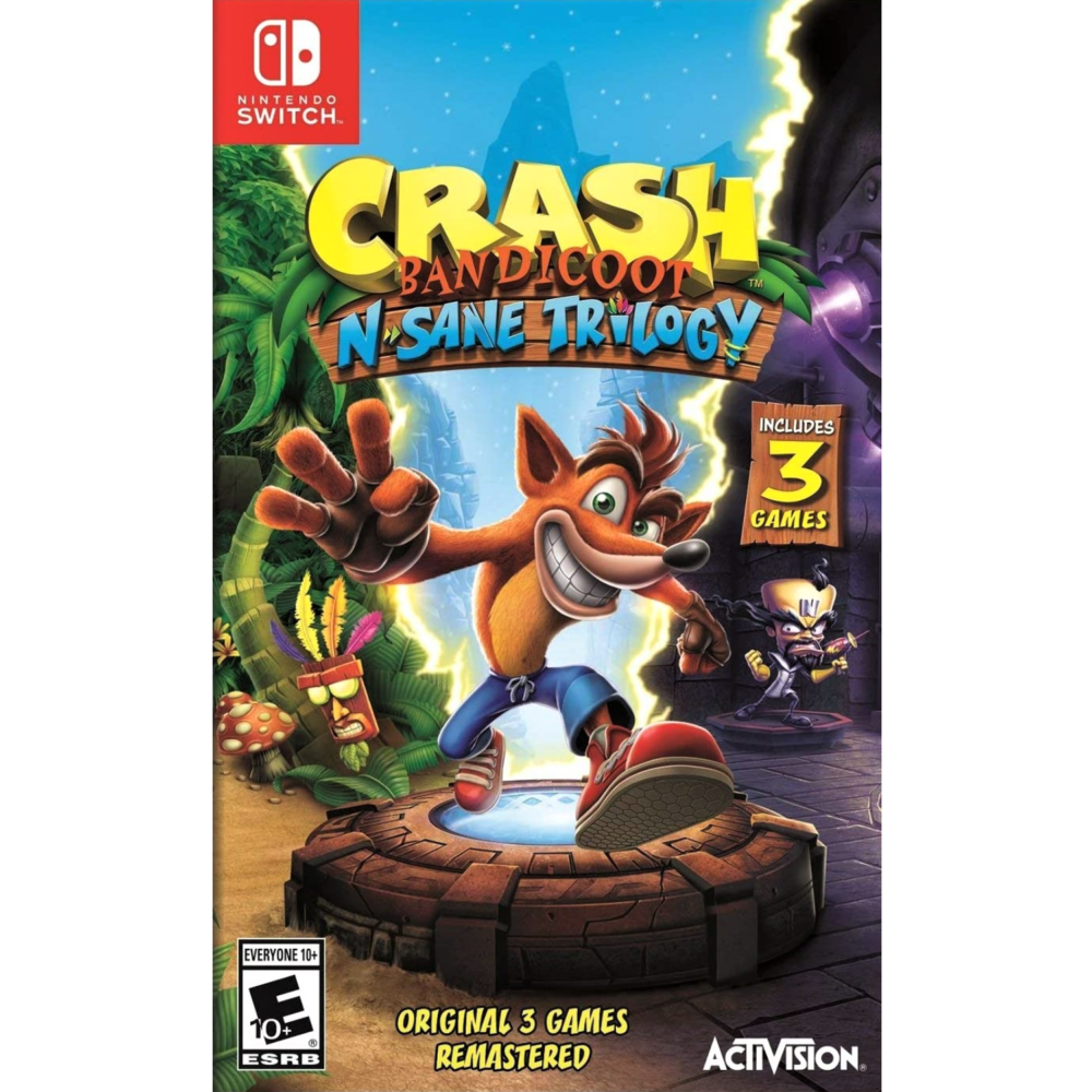 Crash Bandicoot N. Sane Trilogy for Nintendo Switch (Video Game)