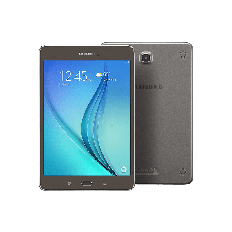 Samsung Galaxy Tab A (8.0”, 16 GB, Smoky Titanium, Unlocked) (SM-T350NZAAXAR) (USED)