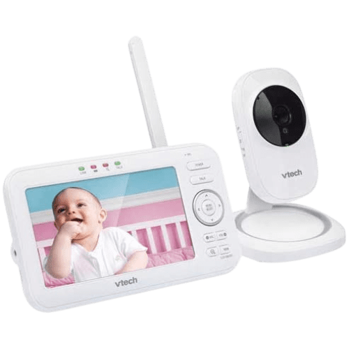 VTech 5” Video Baby Monitor with Night Vision and Two-Way Communication (White)