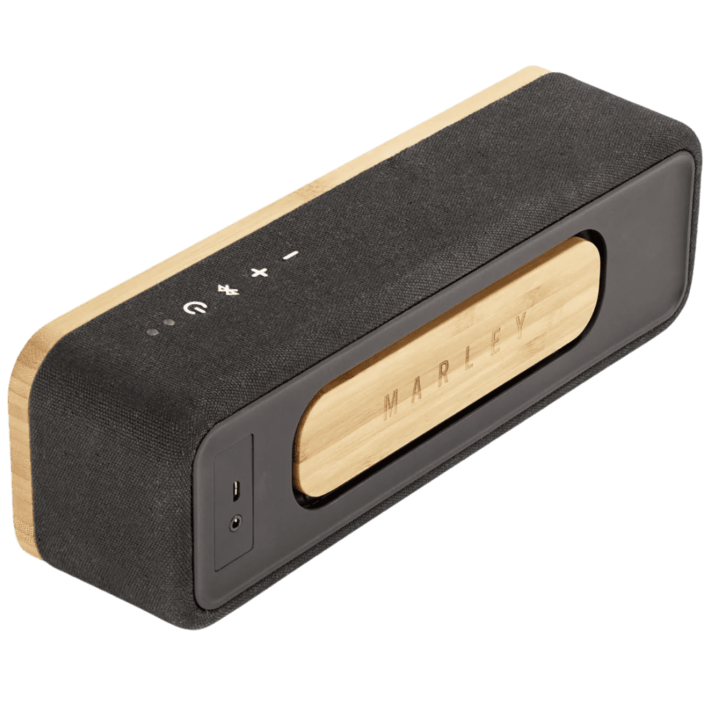 House of Marley Get Together Mini Portable Bluetooth Speaker (Signature Black) (EM-JA013-SB)