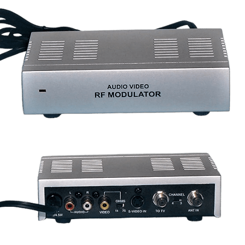 Dynex WS-007 Audio Video RF Modulator Signal Video Converter