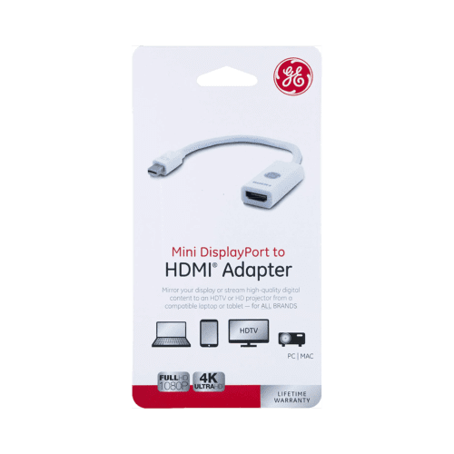 GE Mini DisplayPort to HDMI Adapter (33589)