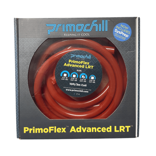 PrimoChill PrimoFlex Advanced LRT Tubing (10′, 3/8” ID x 5/8” OD) (Bloodshed Red) (PFLEXA10-58-R)