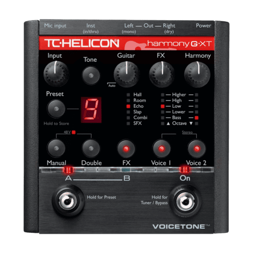 TC-Helicon VoiceTone Harmony-G XT Performance Harmony & Vocal Effects Pedal