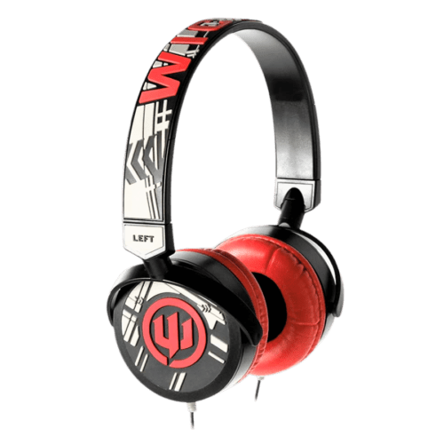 Wicked Audio WI8320 Hero Wired Headphones (Red & Grey)