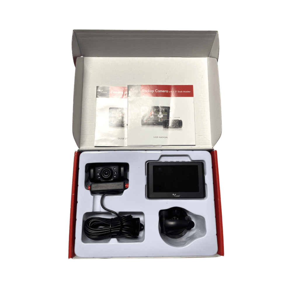 Yada Backup Camera with 4.3” Dash Monitor (BT53328M-1) (USED)