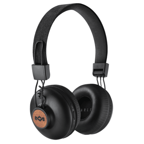 House of Marley Positive Vibration 2 Wireless On-Ear Headphones (Signature Black) (EM-JH134-SB)