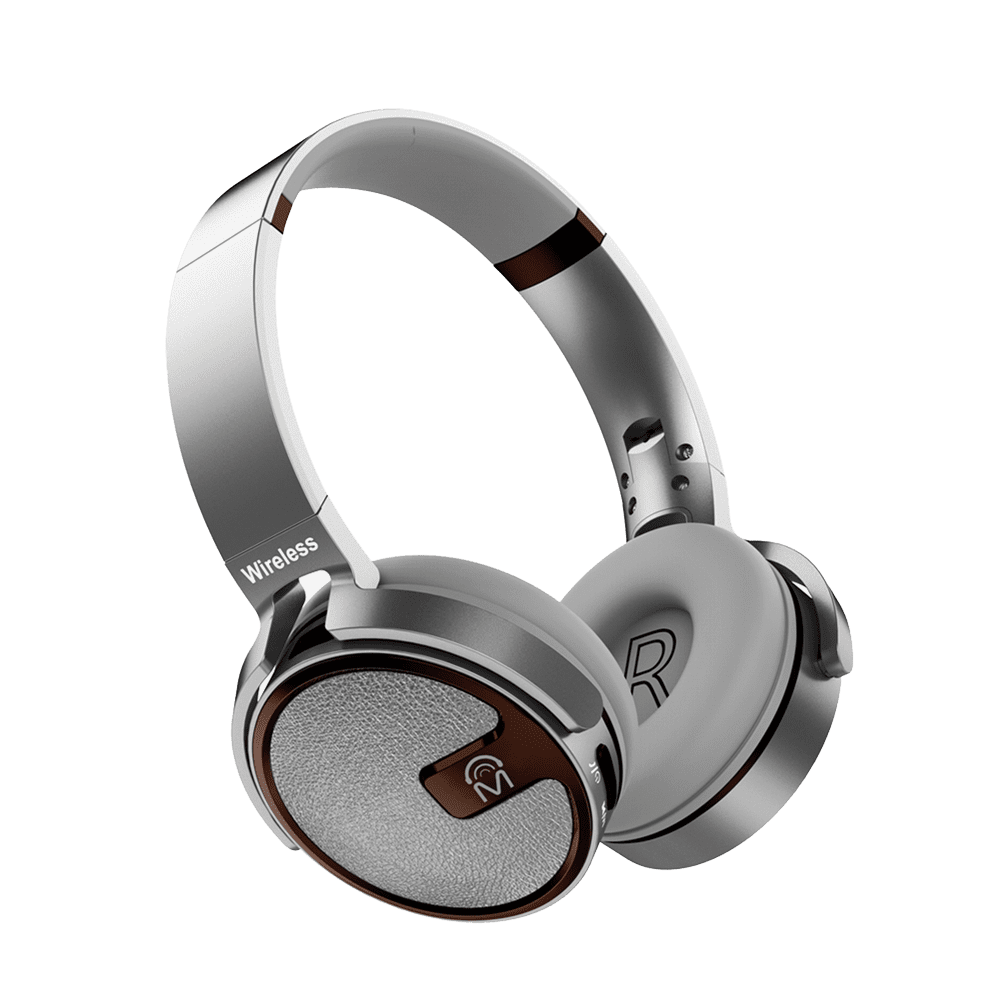 M XS5 Wireless Bluetooth Over-Ear Headphones (Silver) (CE24246)