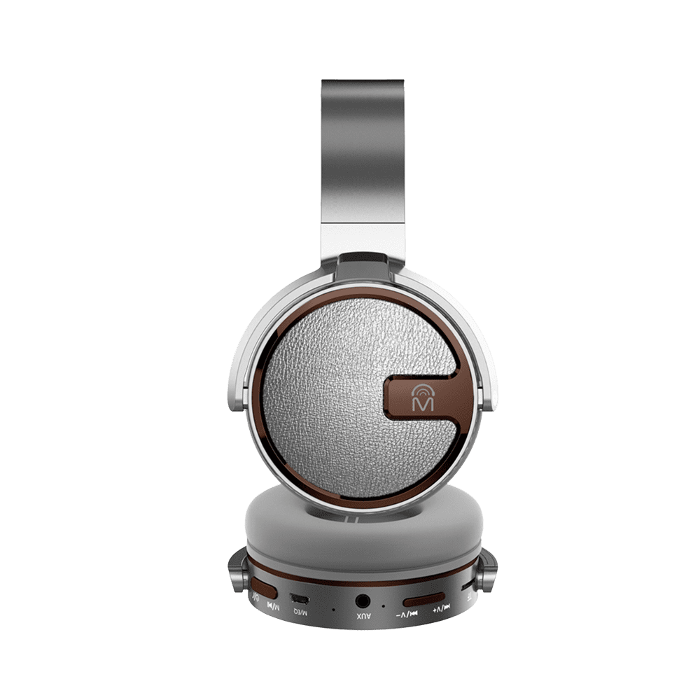 M XS5 Wireless Bluetooth Over-Ear Headphones (Silver) (CE24246)