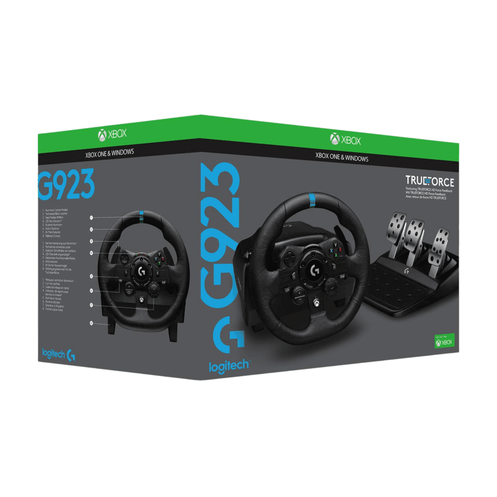 Logitech G923 True Force Racing Wheel for Xbox Series X|S, Xbox One & PC (941-000156)