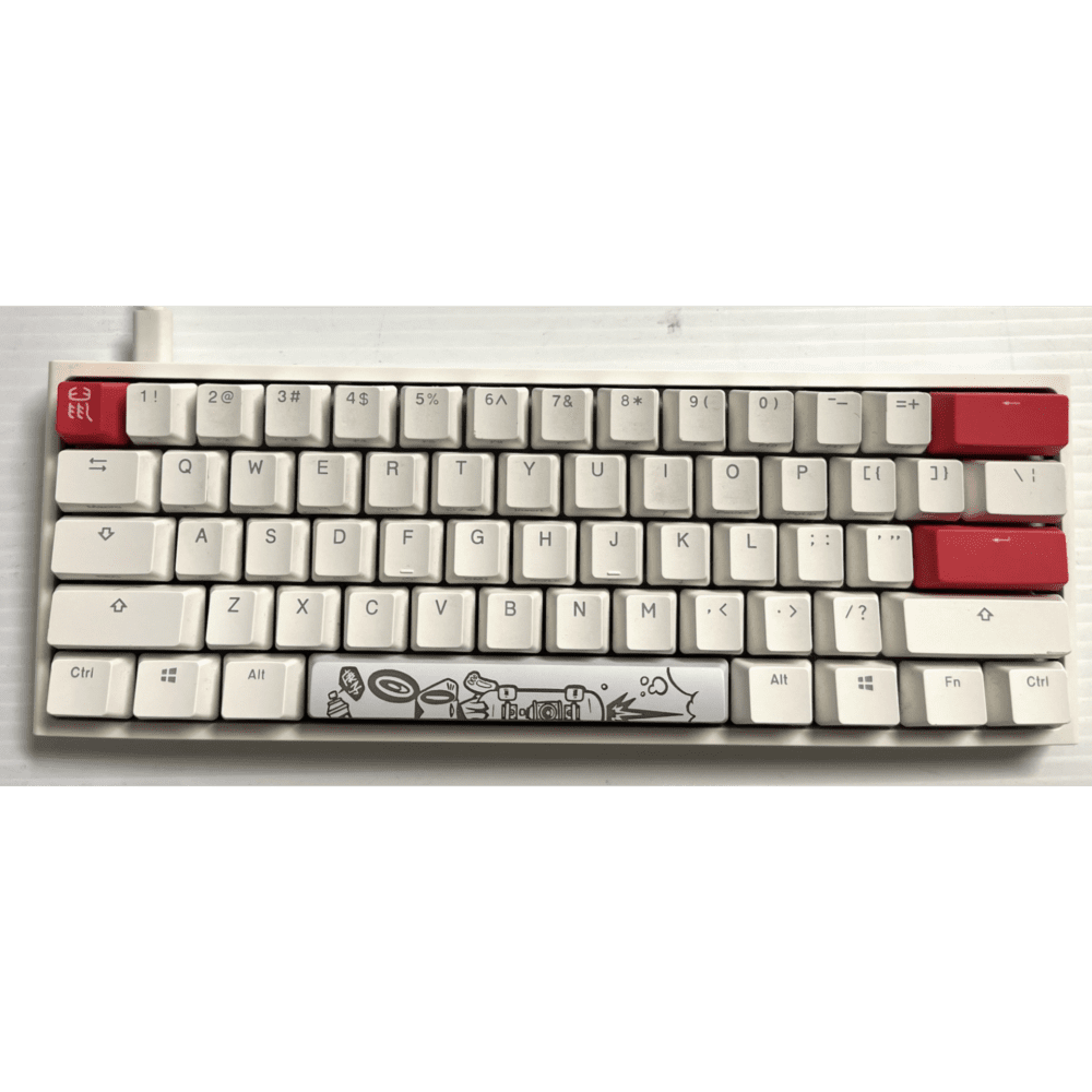 Ducky One 2 Mini V2 RGB Mechanical Gaming Keyboard (White) (DKON2061ST)