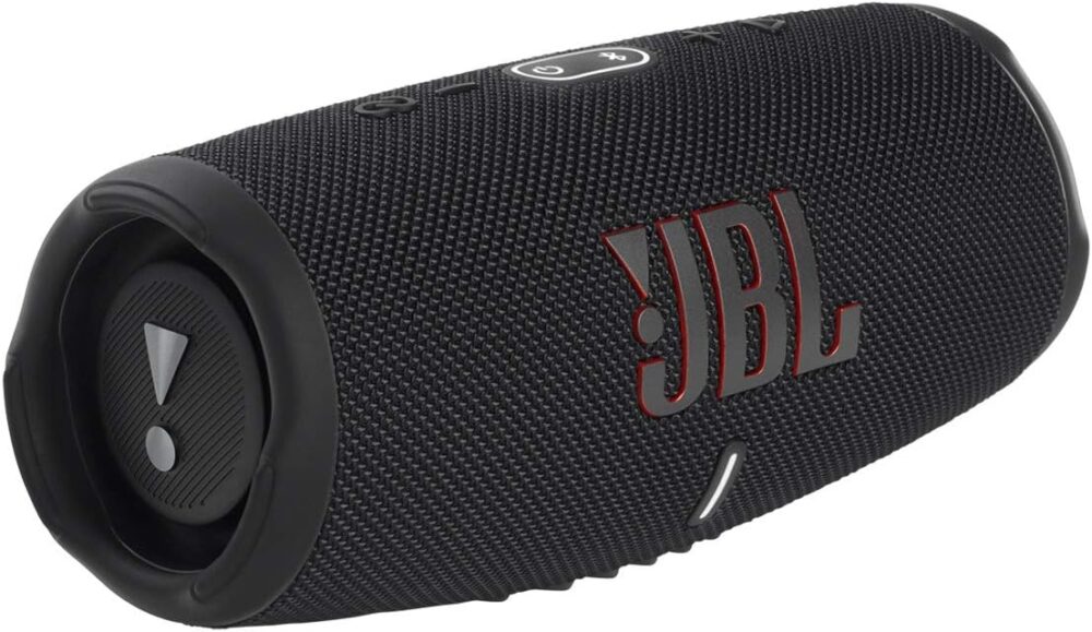 JBL Charge 5 Waterproof Bluetooth Wireless Speaker (Black) (USED) - Image 2