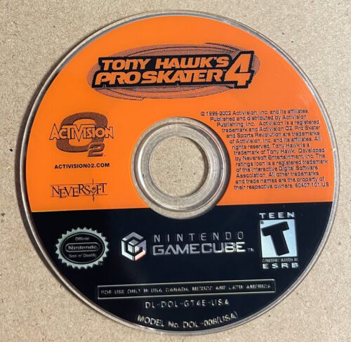 Tony Hawk's Pro Skater 4 for Nintendo GameCube (DISC ONLY USED Video Game)