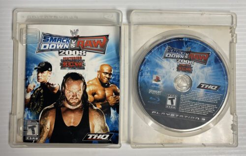 WWE Smackdown vs Raw 2008 for PS3 Complete (USED Video Game)