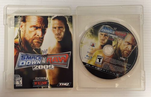 WWE Smackdown vs Raw 2009 for PS3 Complete (USED Video Game)