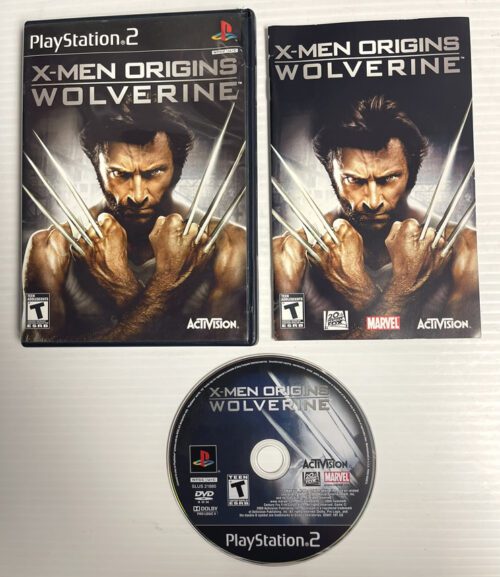 X-Men Origins: Wolverine for PS2 (USED Video Game)