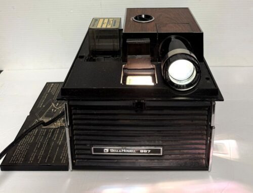 Vintage Bell & Howell 987 Slide Cube Projector (Made in Canada) (USED)