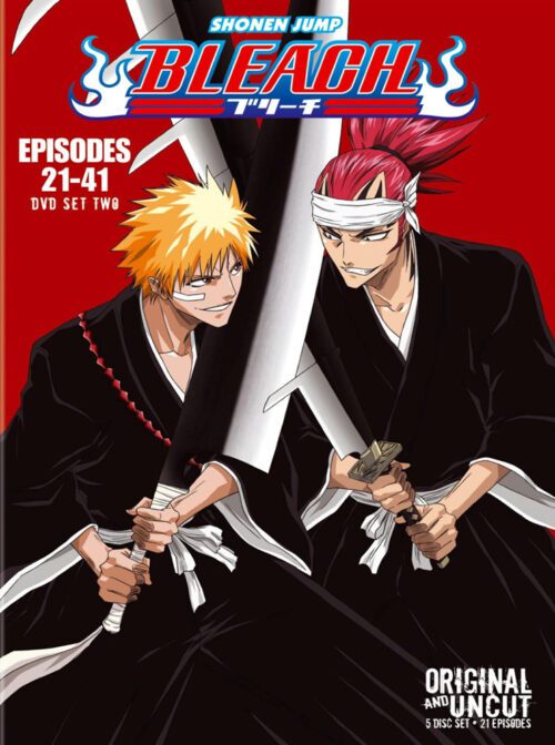 Bleach Uncut: DVD Set Two- Episodes 21-41 (5 Discs) (USED)