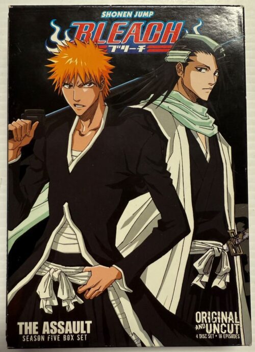 Bleach Uncut: The Assault (Season Five DVD Box Set- Episodes 92-109) (4 Discs) (USED)