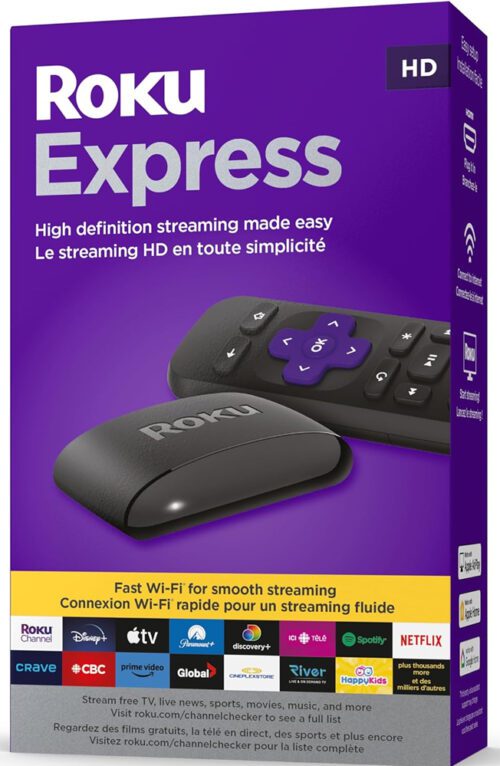 Roku Express (2023) HD Streaming Device (3960CA) (USED)