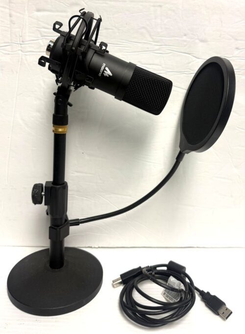 MAONO USB Microphone Kit 192kHz/24Bit AU-A04T PC Condenser for Streaming Gaming YouTube (USED)
