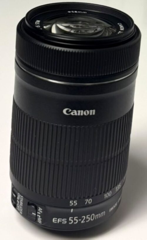 Canon EF-S 55-250mm f/4-5.6 IS STM Lens (USED)
