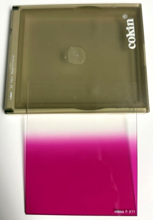 Cokin P671 Graduated Fluorescent Pink 1 Filter (USED)