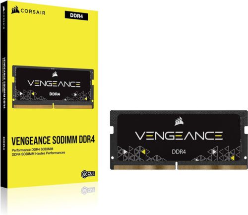 Corsair Vengeance 16GB (1 x 16GB) DDR4 SODIMM 2666MHz CL18 Laptop Memory Kit (CMSX16GX4M1A2666C18)
