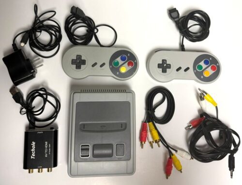 Super Mini SFC Classic Game Console with Built-in Games (USED Video Game Console)