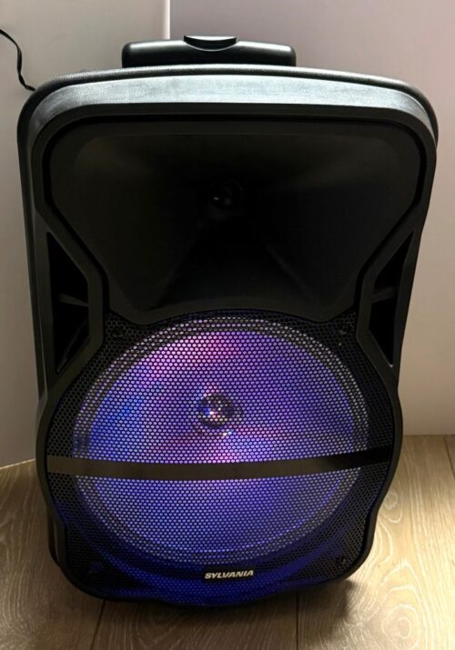 Sylvania SPA125 12" LED Bluetooth Tailgate Speaker with Mic (USED)