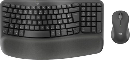 Logitech Wave Keys MK670 Wireless Optical Ergonomic Keyboard & Mouse Combo (USED)