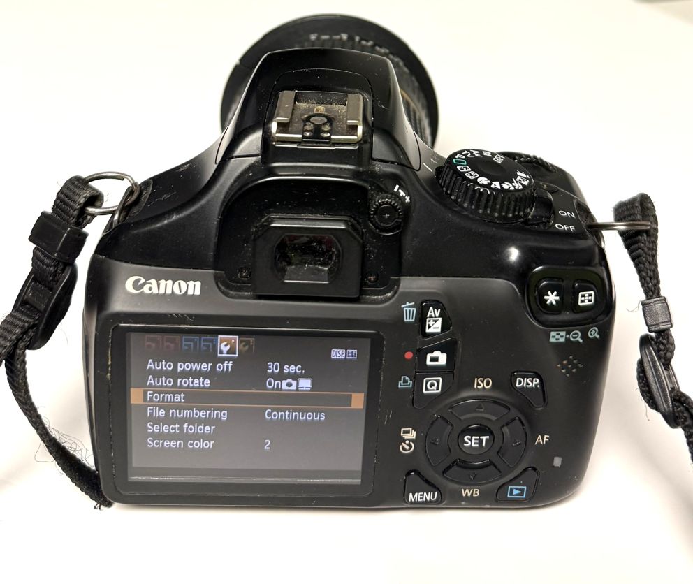 Canon EOS Rebel T3 12.2MP DSLR Camera with Tamron AF 10-24mm f/3.5-4.5 SP Di II LD Aspherical (IF) Lens and Cameron 77mm Multi-Coated Protector Filter (USED) - Image 5