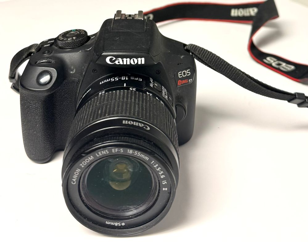 Canon EOS Rebel T7 24.1MP DSLR Camera with 18-55mm Lens Kit (USED) - Image 2