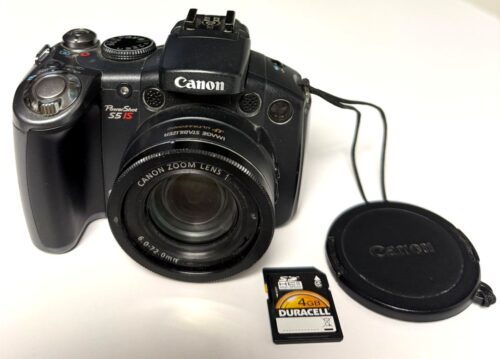 Canon PowerShot S5 IS 8.0MP Digital Camera 12x Optical Zoom (USED)