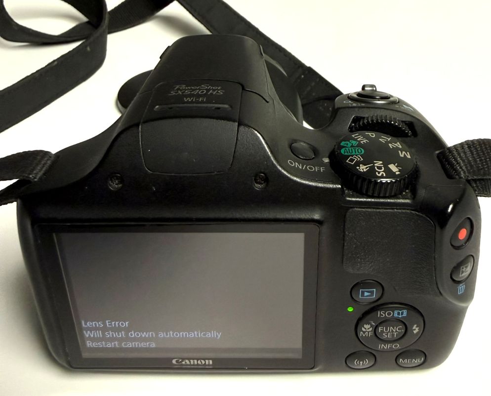 Canon PowerShot SX540 HS Wi-Fi DIdital Camera 20.3 MP 50x Optical Zoom (Lens Error) (USED) - Image 3