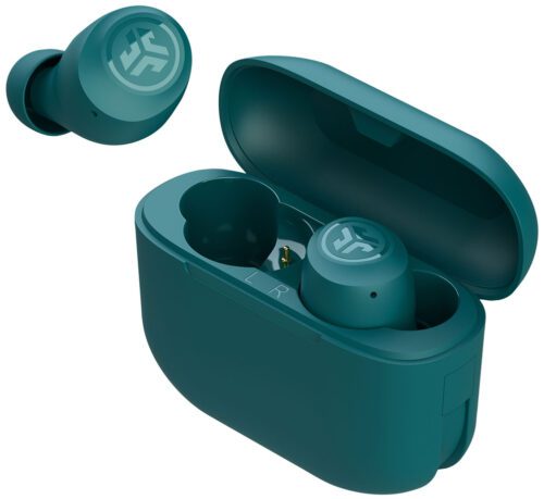 JLab Go Pop Noise Cancelling True Wireless Earbuds - Teal (Model: IFCEBGOANCRTRATEL124)