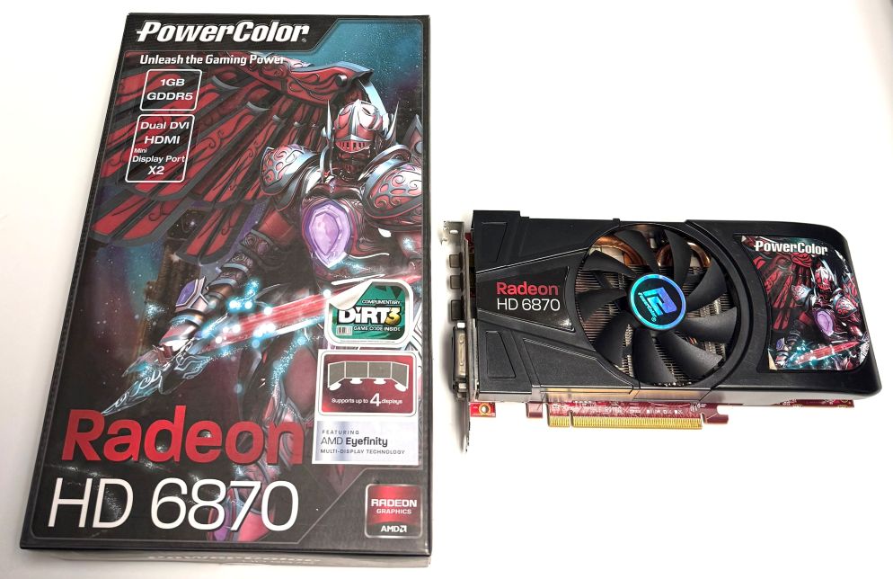 PowerColor Radeon HD 6870 1GB GDDR5 PCI-E Graphics Card (USED)