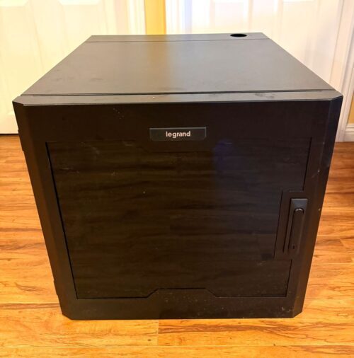 Ortronics Legrand SWM12RUPL-26-26 12U Swing-Out Wall-Mount Network Cabinet with Plexiglass Door (USED)