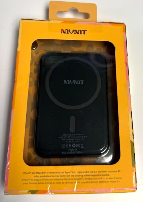 MVMT Magnetic Wireless Portable Power Bank 5000 mAh